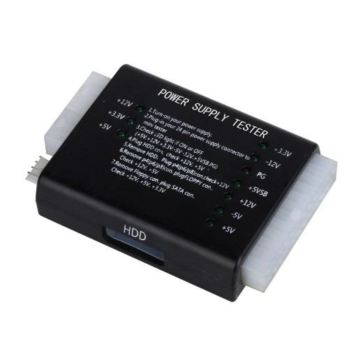 Kompiuterio maitinimo blokų įtampos matuoklis