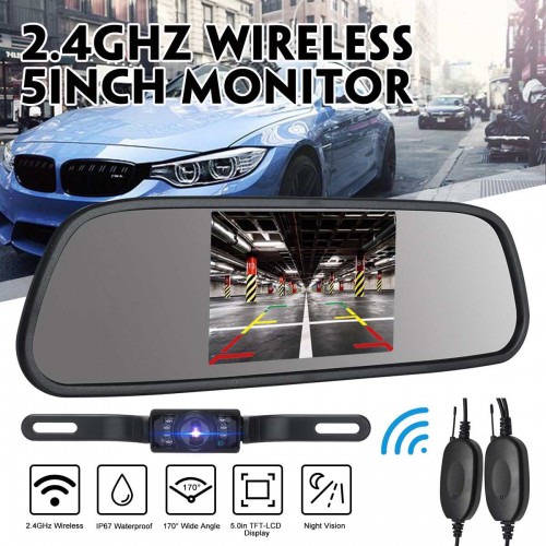 Automobilio parkavimo sistema "Luxury Pro" (5" LCD)