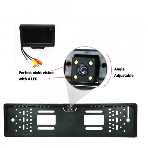 Galinio vaizdo kamera automobiliui "Luxury Pro Plus" (4 LED)