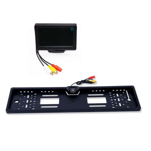 Galinio vaizdo kamera automobiliui "Luxury Pro Plus" (8 LED)