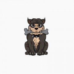 Lipdukas "Puikusis šuo" (7.1 x 11.2 cm)