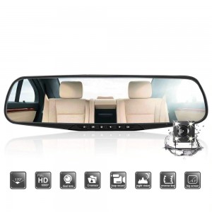 Vaizdo registratorius automobiliui "Mirror Deluxe Pro 4" (1080P)