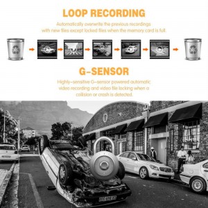 Vaizdo registratorius automobiliui "Mirror Deluxe Pro 4" (1080P)