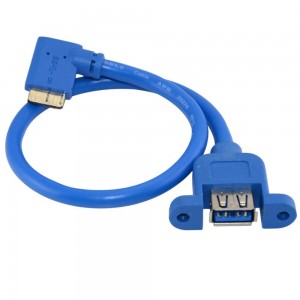 3.0 USB female į micro 3.0 USB kabelis