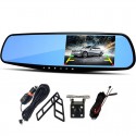 Automobilinis veidrodis su stebėjimo kamera "Stiliaus elegancija 6" (1080p)