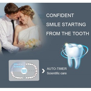 Elektroninis išmanusis dantų šepetukas "Premium Deluxe"