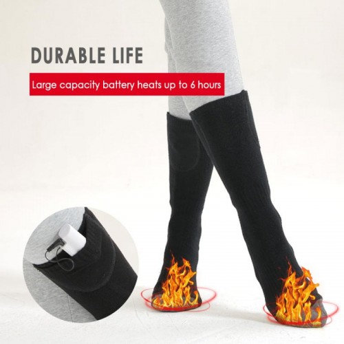 Šildančios kojinės "Winter Premium Deluxe" (akumuliatoriai)