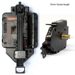 Sieninio laikrodžio mechanizmas "Klasika" (15mm ašis)