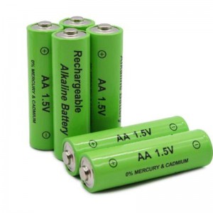 10 įkraunamų baterijų 3000 mAh AA 1.5V