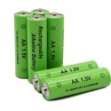 8 įkraunamos baterijos 3000 mAh AA 1.5V