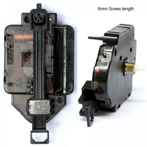 Sieninio laikrodžio mechanizmas "Klasika" (6mm ašis)