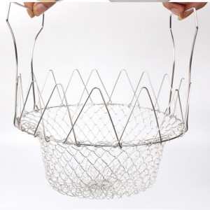 Plieninis virtuvės sietas "Soul Kitchen Basket"