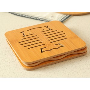 Medinis padėkliukas "Soul Kitchen Fish" (2 vnt.)