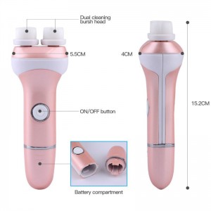Elektroninis veido ir paakių masažuoklis "Luxury Beauty Dual"
