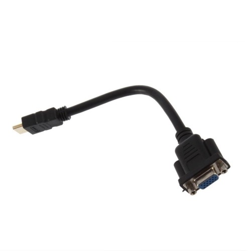 HDMI MINI male į VGA HD - 15 female video jungtis