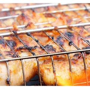 Grotelės mėsai ar žuviai kepti "Pro BBQ Deluxe 2"