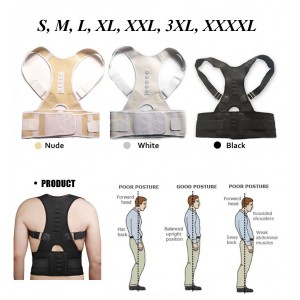 Šildantis magnetinis pečių laikysenos korektorius / liemenė