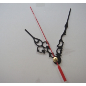 Sieninio laikrodžio rodyklės "Juodieji lašai su raudona rodykle 3" (10 vnt.)