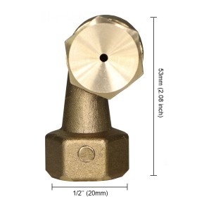 Žalvarinis purkštuvas "Aukščiausia kokybė 25" (1/2")