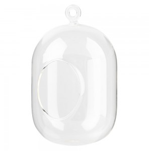 Stiklinė vaza "Puikioji elegancija" (13,5 x 12 cm)