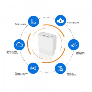Diagnostikos adapteris automobiliui "Progresas" (OBD II
