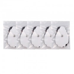 Silikono gelio elektrodai "ProTraining" (4.6 x 7.4 cm, 10 vnt.)