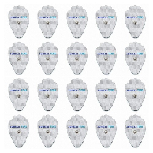 Silikono gelio elektrodai "BesTraining 2" (4.6 x 7.6 cm, 10 vnt.)