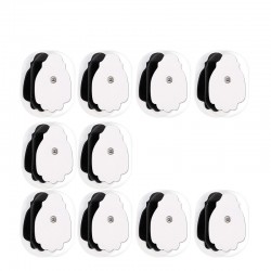 Silikono gelio elektrodai "ProTraining" (4.5 x 7.5 cm, 10 vnt.)