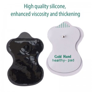 Silikono gelio elektrodai "ProTraining" (5.5 x 8 cm, 10 vnt.