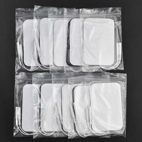 Silikono gelio elektrodai "ProTraining Deluxe 10" (5 x 9 cm, 20 vnt.)