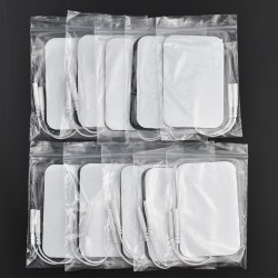 Silikono gelio elektrodai "ProTraining Deluxe 10" (5 x 9 cm, 20 vnt.)