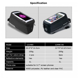 Telefono dėklas dviračiui "Best Cycling 3" (5.7")