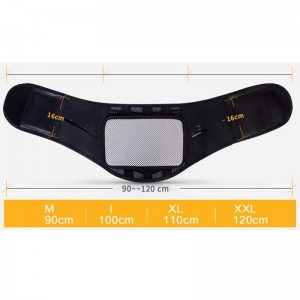 Šildantis juosmenį diržas "Tourmaline Heating Deluxe 6"