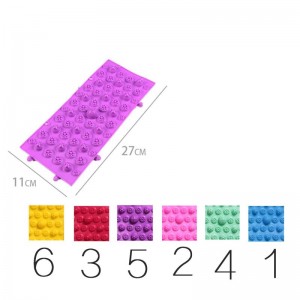 Akupresūrinis pėdų kilimėlis "Didelis progresas 11" (27 x 11 cm)