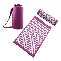 Akupunktūrinis jogos kilimėlis su pagalve "Stresui ne 14"