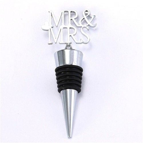 Šampano ir vyno butelio kamštis "Premium Deluxe Mr & Mrs"