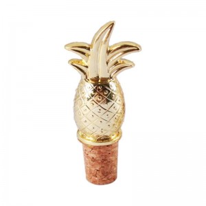 Šampano ir vyno butelio kamštis "Gold Pineapple"