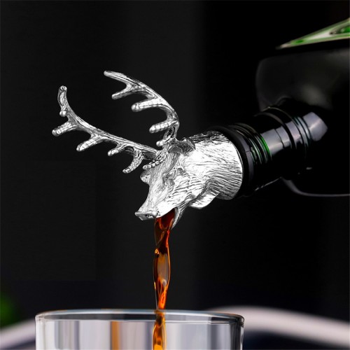 Šampano ir vyno butelio kamštis "Premium Silver Elk 3"