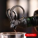 Šampano ir vyno butelio kamštis "Premium Black Antelope"