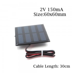 Saulės modulis "Solar Power Mini" (2 V 150 mA)