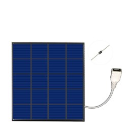 Saulės modulis "Solar Power USB" (5 V 500 mA 2.5 W)