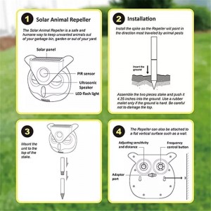 Ultragarsinis šunų ir kačių bei kenkėjų baidytuvas "Aukščiausia klasė 20"