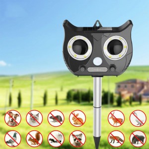 Ultragarsinis šunų ir kačių bei kenkėjų baidytuvas "Solar Power Upgraded"