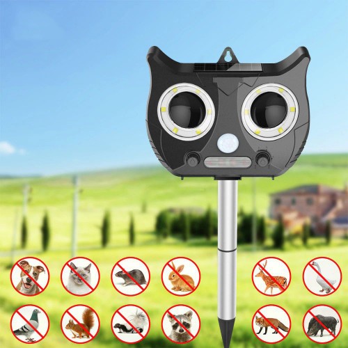 Ultragarsinis šunų ir kačių bei kenkėjų baidytuvas "Solar Power Upgraded"