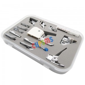 Pėdelių rinkinys "New Style Pro" (15 dalių, Bernina, Brother, Babylock)