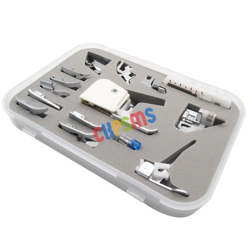 Pėdelių rinkinys "New Style Pro" (15 dalių, Bernina, Brother, Babylock)