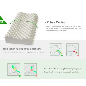 Naturalaus latekso miego pagalvė "Best Confort Premium Deluxe Limited"