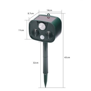 Ultragarsinis gyvūnų ir paukščių baidytuvas "Solar Power Defence"