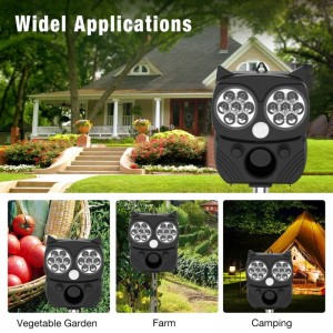 Ultragarsinis šunų ir kačių bei kenkėjų baidytuvas "Solar Power Upgraded 3"