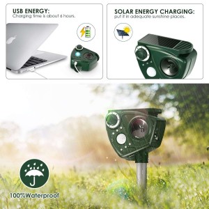 Ultragarsinis gyvūnų ir paukščių baidytuvas "Ultrasonic Power Profesional 6"